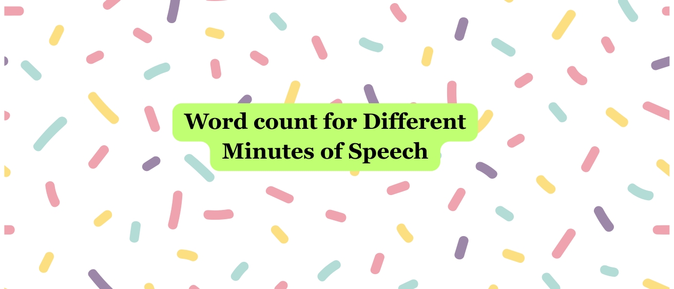 How Many Words for Different Speech Lengths?