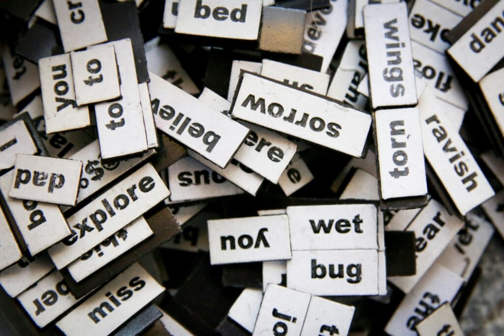 white and black printer paper word counter
